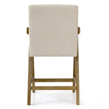 Morgan Upholstered Counter Stool with Arms (Set of 3)
