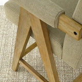 Morgan Upholstered Counter Stool with Arms (Set of 3)