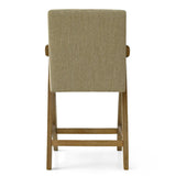 Morgan Upholstered Counter Stool with Arms (Set of 3)