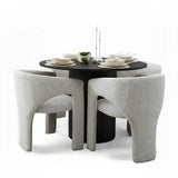 Musk 41.5" Modern Round Dining Table