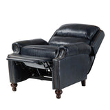 Consuela Mid-century Genuine Leather Recliner