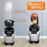 Professional Home Kitchen Blender - Digital Countertop Power Pro Blender With Pulse Blend