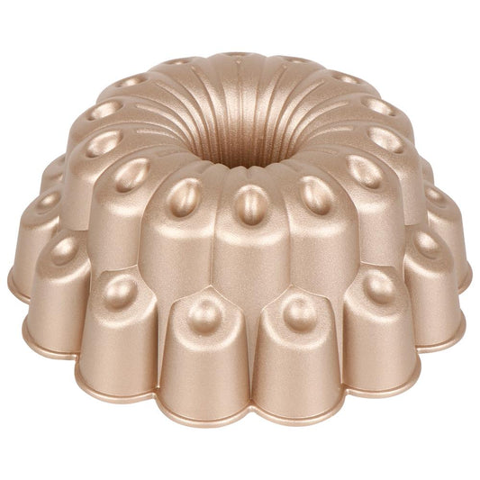 Extra Thick Cast Aluminum Marquise Fluted Cake Pan Baking Pan, 2 Layers Non-Stick Coating For Easy Release, Baking Supplies