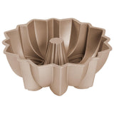 Extra Thick Cast Aluminum Bloom Fluted Cake Pan Baking Pan, 2 Layers Non-Stick Coating For Easy Release, Baking Supplies