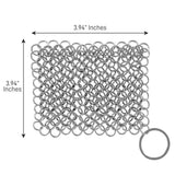 Stainless Steel Cast Iron Cleaner - Pan-Pot Dutch Oven Cleaning Tool, Metal Scraper Removes Stuck On Food