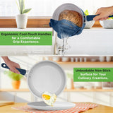 Kitchenware Pots & Pans Set – High-Qualified Basic Kitchen Cookware Set, Non-Stick (14-Piece Set)