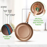 Kitchenware Pots & Pans Set – High Qualified Basic Kitchen Cookware Set, Non-Stick (14-Piece Set)