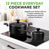 Kitchenware Pots & Pans - Stylish Kitchen Cookware Set, Non-Stick (13-Piece Set)