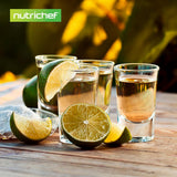 4 Sets Of Clear Shot Glasses - Elegant Clear Glasses For Hot And Cold Drinks, Machine Made