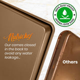 Non-Stick Mega Bake Pan - Stylish Metallic Coating, Dishwasher Safe And Pfoa, Pfos, Ptfe Free