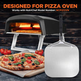 Pizza Peel For Oven And Grill - Durable And Safe Aluminum Base With Stainless Steel Handle (Compatible With Nutrichef Model Number: Ncpizovn)