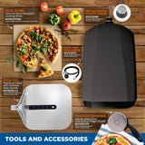 Pizza Peel For Oven And Grill - Durable And Safe Aluminum Base With Stainless Steel Handle (Compatible With Nutrichef Model Number: Ncpizovn)