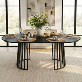 Nest 47.3"-71" Extendable Oval Dining Table