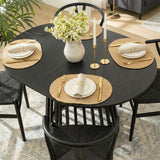 Nest 47.3"-71" Extendable Oval Dining Table