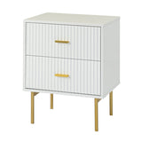 Nahuel Modern Nightstand With Two Drawers(Optional Types)
