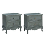 Galatea 24" Tall 2 - Drawer Nightstand Chest(Optional Types)