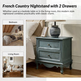 Galatea 24" Tall 2 - Drawer Nightstand Chest(Optional Types)