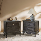 Galatea 24" Tall 2 - Drawer Nightstand Chest(Optional Types)
