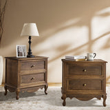Galatea 24" Tall 2 - Drawer Nightstand Chest(Optional Types)