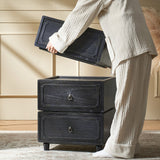 Peggie Transitional Farmhouse Combination Nightstand(Multiple Unit Options)