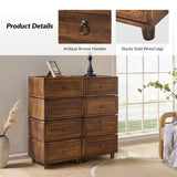 Peggie Transitional Farmhouse Combination Nightstand(Multiple Unit Options)