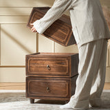 Peggie Transitional Farmhouse Combination Nightstand(Multiple Unit Options)