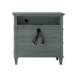 Lev 3-Drawer Nightstand