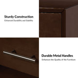 Yoel Hidden Drawer Nightstand with Built-in Outlets(Optional Types)