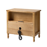 Carol 26"Tall 2-Drawer Nightstand