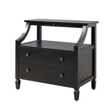 Grace 2 - Drawer Nightstand Chest with Built-in Outlets(Optional Types)