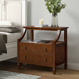 Grace 2 - Drawer Nightstand Chest with Built-in Outlets(Optional Types)