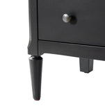 Griselda Transitional 3-Drawer Nightstand with Hidden Compartment, Pull-Out Tray & Power Outlet Solid Wood Elegance