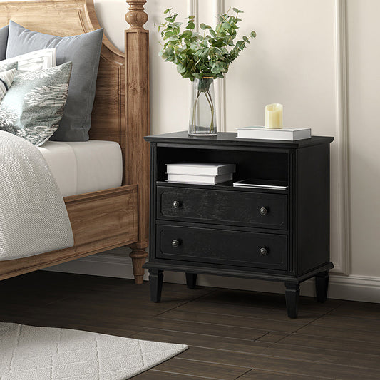Galatea 2 - Drawer Solid Wood Nightstand Chest(Optional Types)