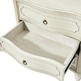 Bernhard 3-Drawer Traditional Style Nightstand Chest with Built-In Outlets(Optional Types)