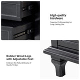 Galatea 3 - Drawer Nightstand Chest with Built-In Outlets(Optional Types)
