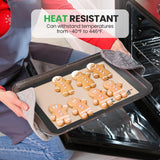 Silicone Baking Sheet - Reusable, Easy & Convenient, Nonstick Matt Used For Oven - (Black)