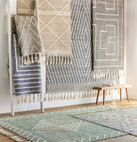 Azra Tasseled Jute&Wool Rug - Clearance