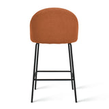 Nano 25'' Upholstered Low Back Counter Stool (Set of 2)