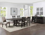 Napa 7-Piece Dining Set (Table, 2 Upholstered & 4 Side Chairs)