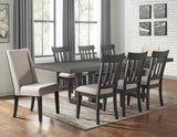 Napa 7-Piece Dining Set (Table, 2 Upholstered & 4 Side Chairs)