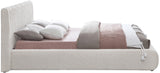 Nash Contemporary Boucle Fabric Bed with Deep Channel Tufting for Luxurious Bedroom Style