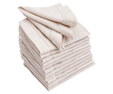 Hemstitch Cocktail Napkins - Set of 12
