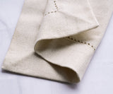 Natural Cotton Cocktail Napkins - 10 Inch