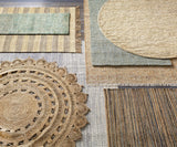 Glover Bleached Braided Jute Carpet
