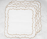 Scalloped Napkins - Cloth Napkins for Wedding