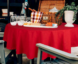 Red Round Tablecloth
