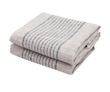 Striped Linen Tea Towels - Set of 2