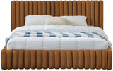 Nico Bed - Luxurious Upholstered Modern Bed with Deep Channel Tufting for Elegant Bedroom Style