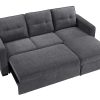 Noah Flippable, Convertible Storage Sleeper Chofa, Gray