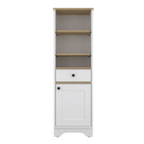 St. Clair Linen Cabinet, Two Interior Shelves, Two Open Shelves, Single Door